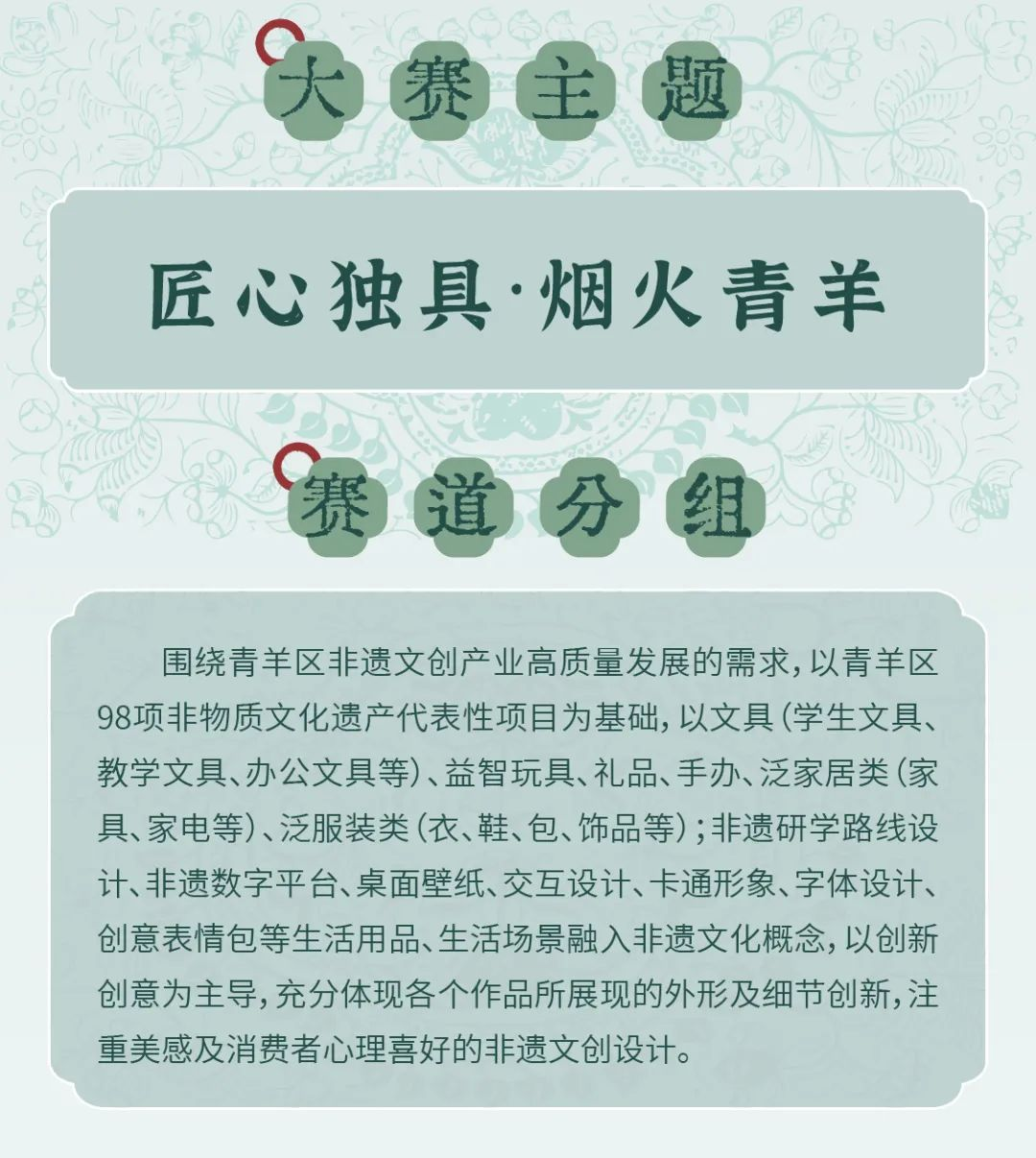 图片[4]-2025成都百万职工技能大赛青羊区非遗文创设计比赛